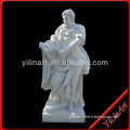 White Garden Hand carved Stone Life Size Statue